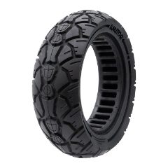 Pneu plein 10×3,0/255×80 (80/65-6) noir [Amitor]