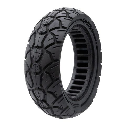 Pneu plein 10×3,0/255×80 (80/65-6) noir [Amitor]