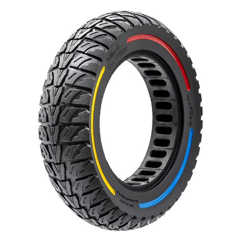 Pneu plein 10x3-6 [Cityneye] - tricolore