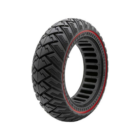 Pneu plein off-road 70/75-6,5 ligne rouge