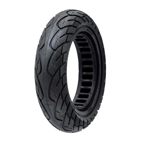 Pneu plein ultraléger 10x2,5/B34mm - ligne noire