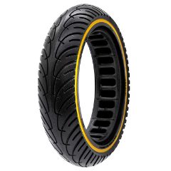 Pneu plein ultraléger 8,5x2-6,1/B34 - ligne jaune [Nedong]