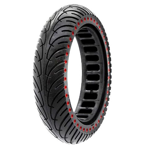 Pneu plein ultraléger 8,5x2-6,1/B34 - points rouges [Nedong]