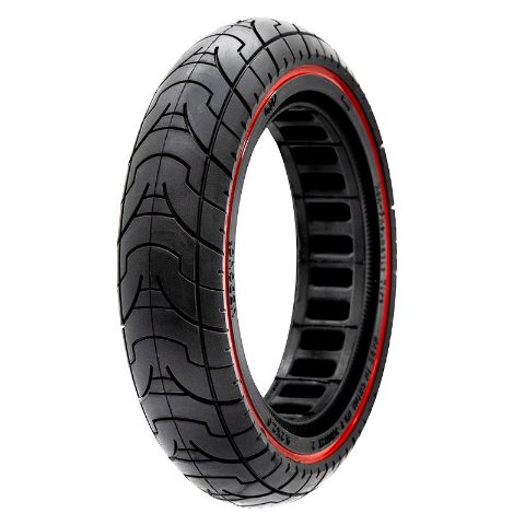 Pneu plein ultraléger 9,2x2-6,1/B34 - ligne rouge