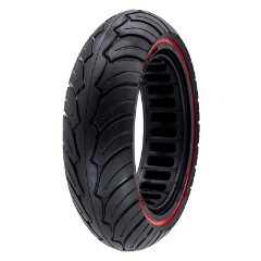 Pneu plein ultraléger 9,5x2,5 rouge pour NIU