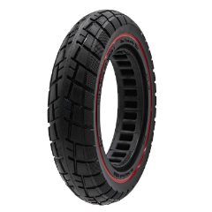 Pneu plein ultraléger offroad 10x2,125-6,1/B34 ligne rouge
