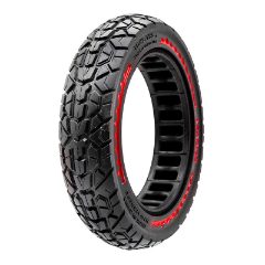 Pneu plein ultraléger Offroad 10x2,125-6,5/B44 - rouge