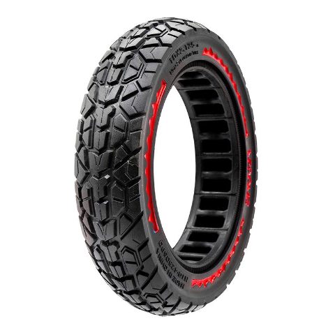 Pneu plein ultraléger Offroad 10x2,125-6,5/B44 - rouge