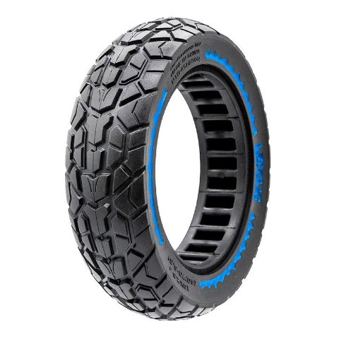 Pneu plein ultraléger Offroad 10x2,5-6,5/B44 - bleu [Nedong]