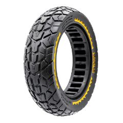 Pneu plein ultraléger Offroad 10x2,5/B44 - jaune [Nedong]