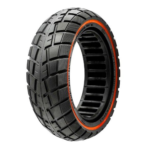 Pneu plein ultraléger Offroad 10x2,75-6,5/B55 - ligne rouge