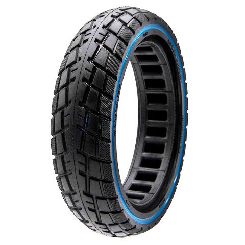Pneu plein ultraléger offroad 8,5x2-6,1/B34 ligne bleue