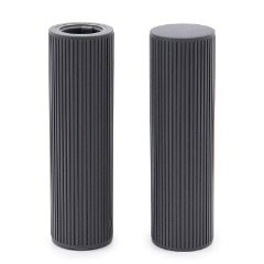 Poignées en silicone gris pour Xiaomi MI4 - 2 pcs