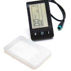 Protecteur en silicone imperméable blanc pour écran S866 - 2 pcs.