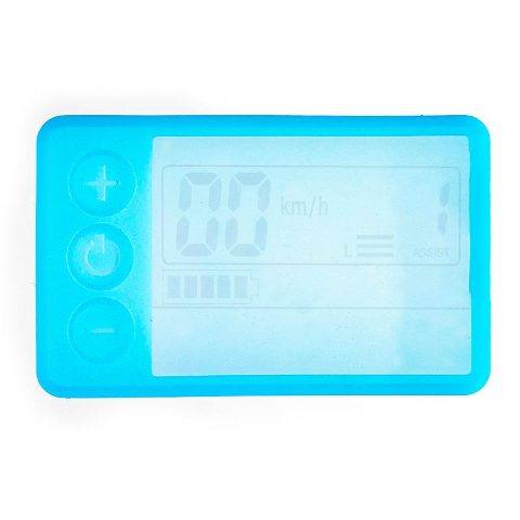 Protecteur silicone bleu étanche pour écran S866