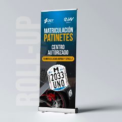 ROLL-UP plaques d’immatriculation