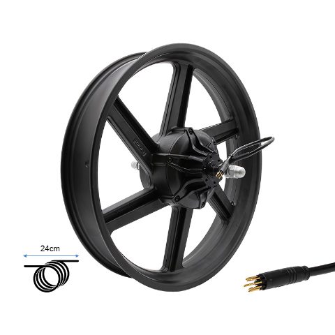 Roues arrière 20x4,0 avec moteur 250W 80Nm LITHOR/BRAVE