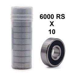 Roulement à billes 6000RS - 10 pcs.