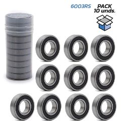 Roulement à billes 6003RS - 10 pièces