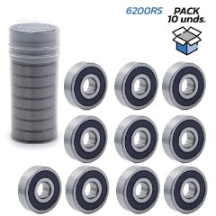 Roulement à billes 6200RS - 10 pièces