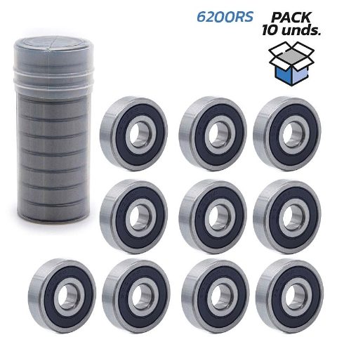 Roulement à billes 6200RS - 10 pièces