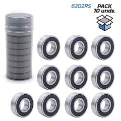 Roulement à billes 6202RS - 10 pièces