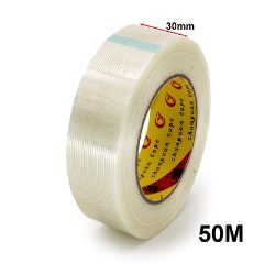 Ruban adhésif en fibre de verre 50m - 30 mm