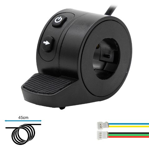 SMG RAPTOR EVO ACCELERATEUR AVEC BOUTONNIERE DROITE
