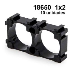 Support de batterie 18650 1x2 - 10 pcs.