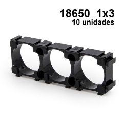 Support de batterie 18650 1x3 - 10 pcs