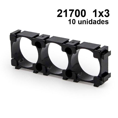 Support de batterie 21700 1x3 - 10 pcs