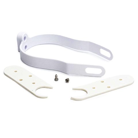 Support universel de garde-boue en plastique blanc pour Xiaomi M365 et Pro