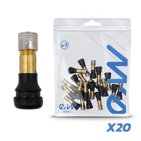 Valve tubeless droite 32mm (joint de pression) - PVR40 - 20pcs